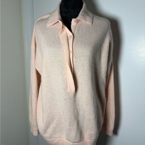 Women's pink/Cream Sweater